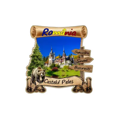 Mgs214-magnet frigider castelul pelespapirus